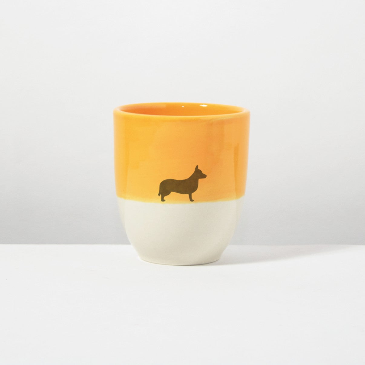 Becher Lieblingshund Orange Light