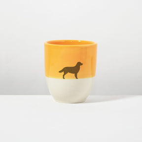 Becher Lieblingshund Orange Light