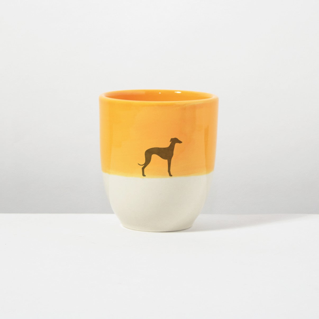 Becher Lieblingshund Orange Light