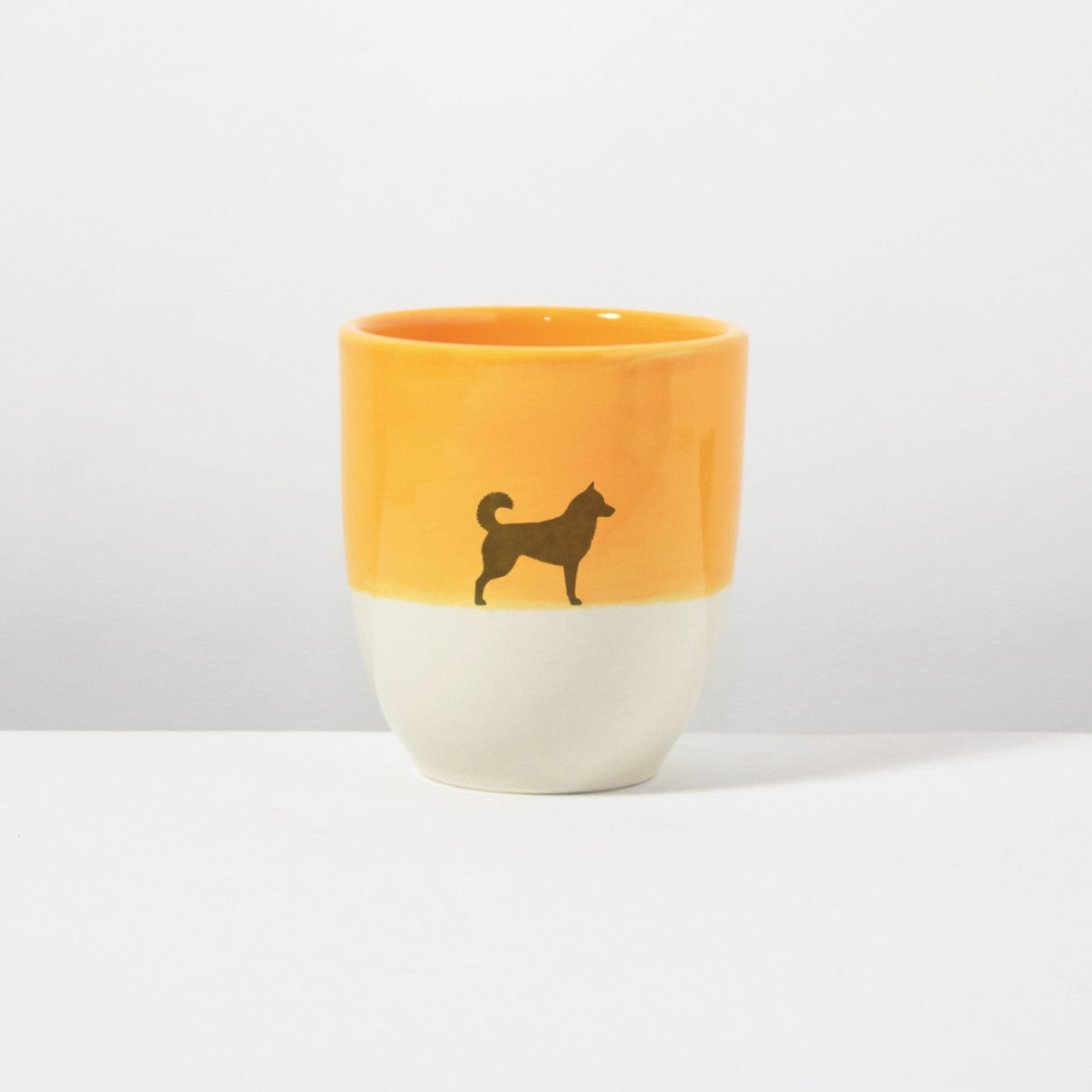 Becher Lieblingshund Orange Light