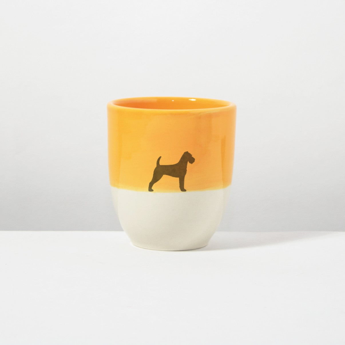 Becher Lieblingshund Orange Light