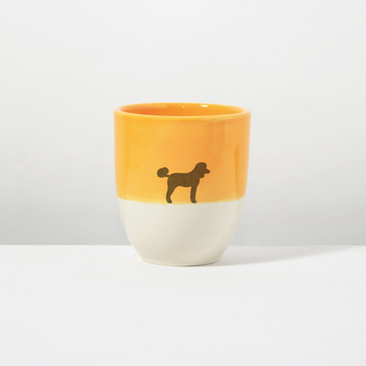 Becher Lieblingshund Orange Light