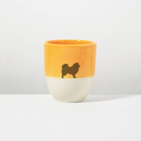 Becher Lieblingshund Orange Light