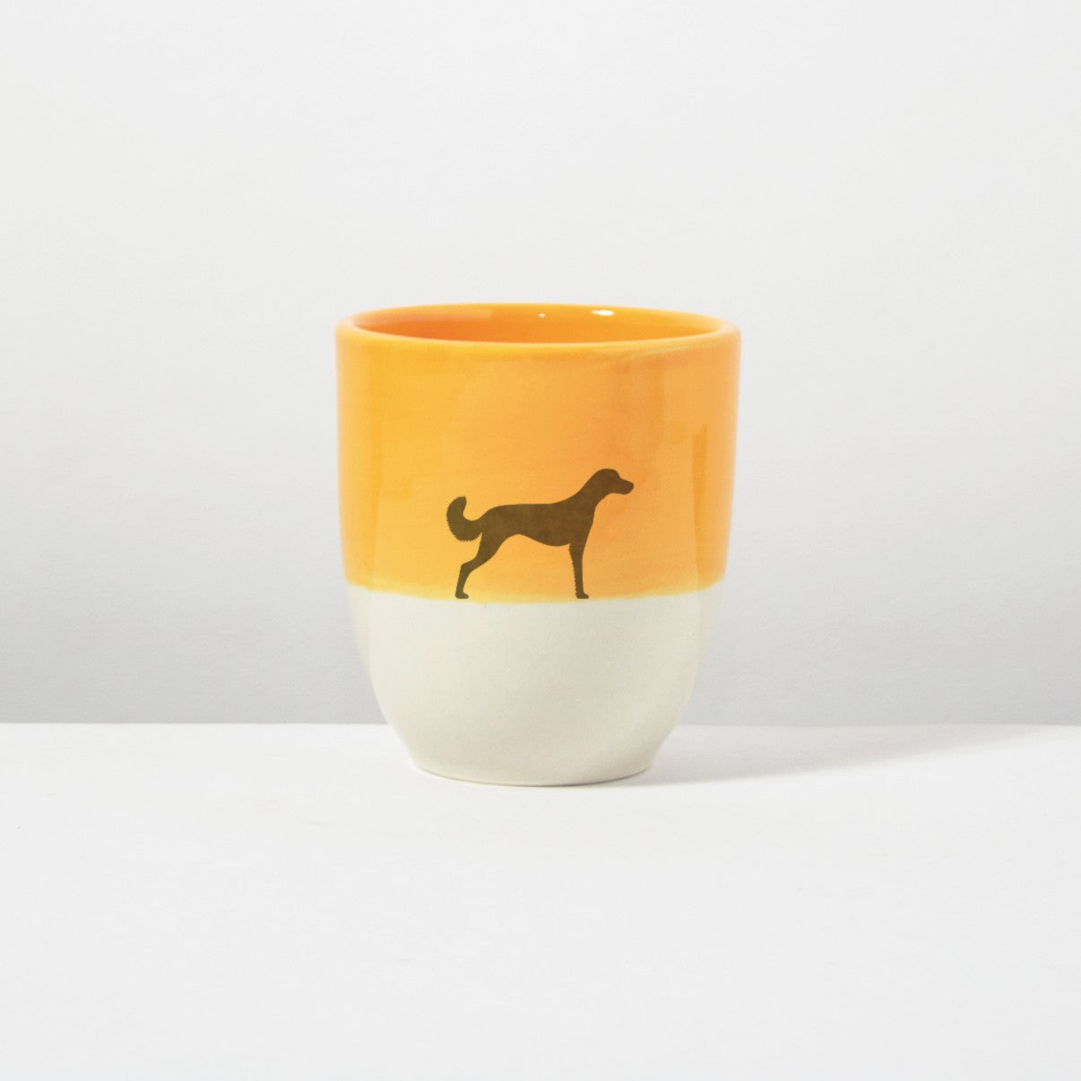 Becher Lieblingshund Orange Light