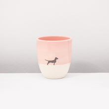 Becher Powder Rose – Dackel #Lieblingshund wählen_Dackel