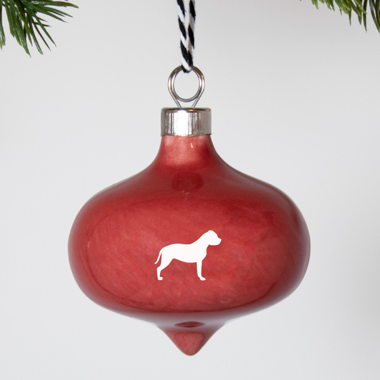 Christbaumkugel Drop Lieblingshund Ruby Red 2er-Set