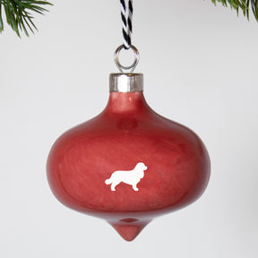 Christbaumkugel Drop Lieblingshund Ruby Red 2er-Set