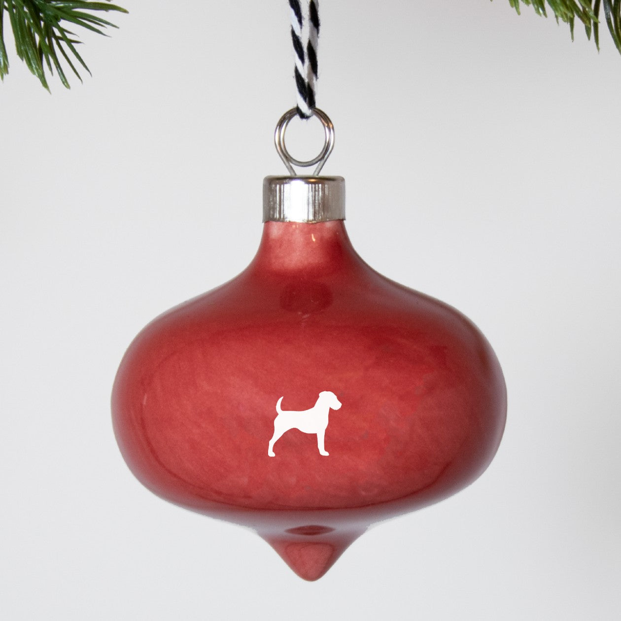 Christbaumkugel Drop Lieblingshund Ruby Red 2er-Set