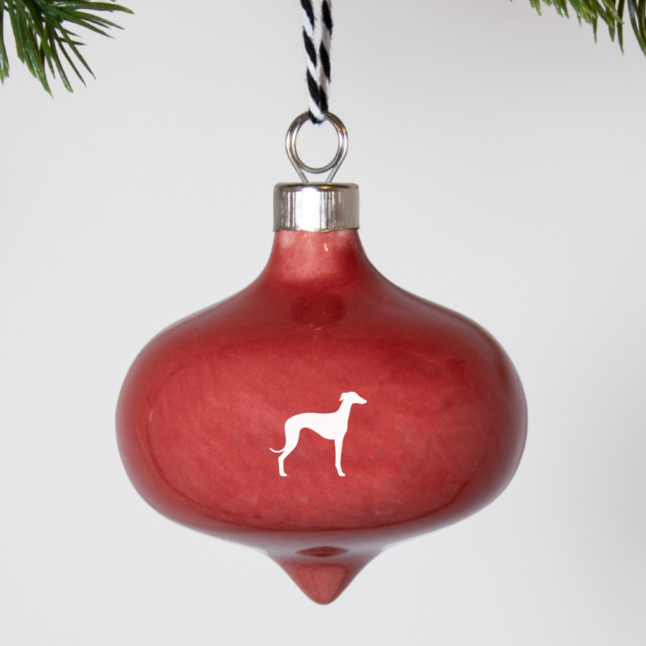 Christbaumkugel Drop Lieblingshund Ruby Red 2er-Set