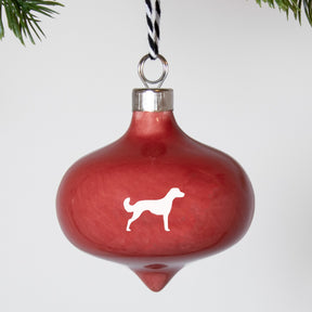Christbaumkugel Drop Lieblingshund Ruby Red 2er-Set