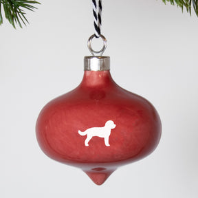 Christbaumkugel Drop Lieblingshund Ruby Red 2er-Set