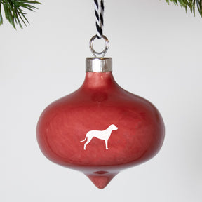Christbaumkugel Drop Lieblingshund Ruby Red 2er-Set