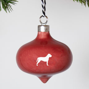 Christbaumkugel Drop Lieblingshund Ruby Red 2er-Set