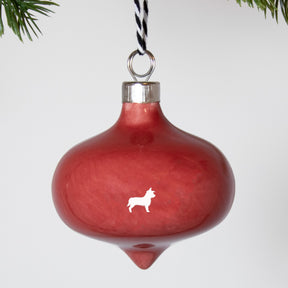Christbaumkugel Drop Lieblingshund Ruby Red 2er-Set
