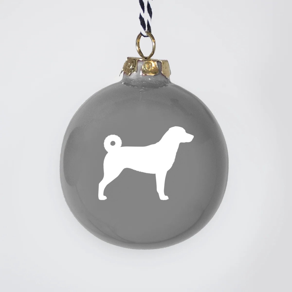 Christmas tree bauble dachshund sand large