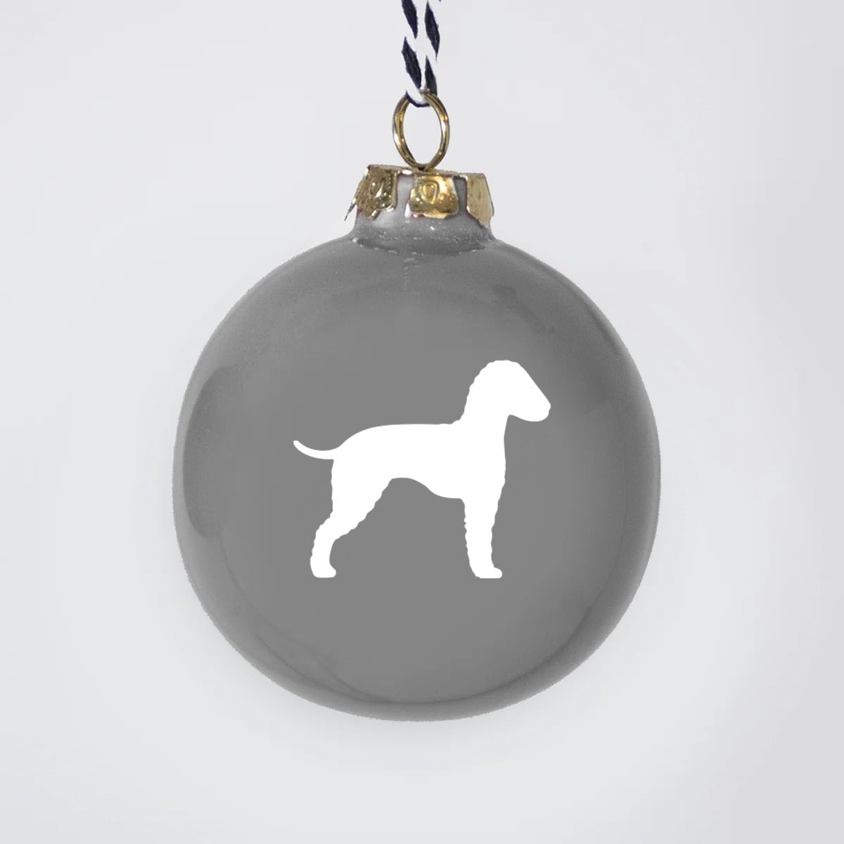 Christmas tree bauble dachshund sand large