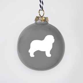 Christmas tree bauble dachshund sand large