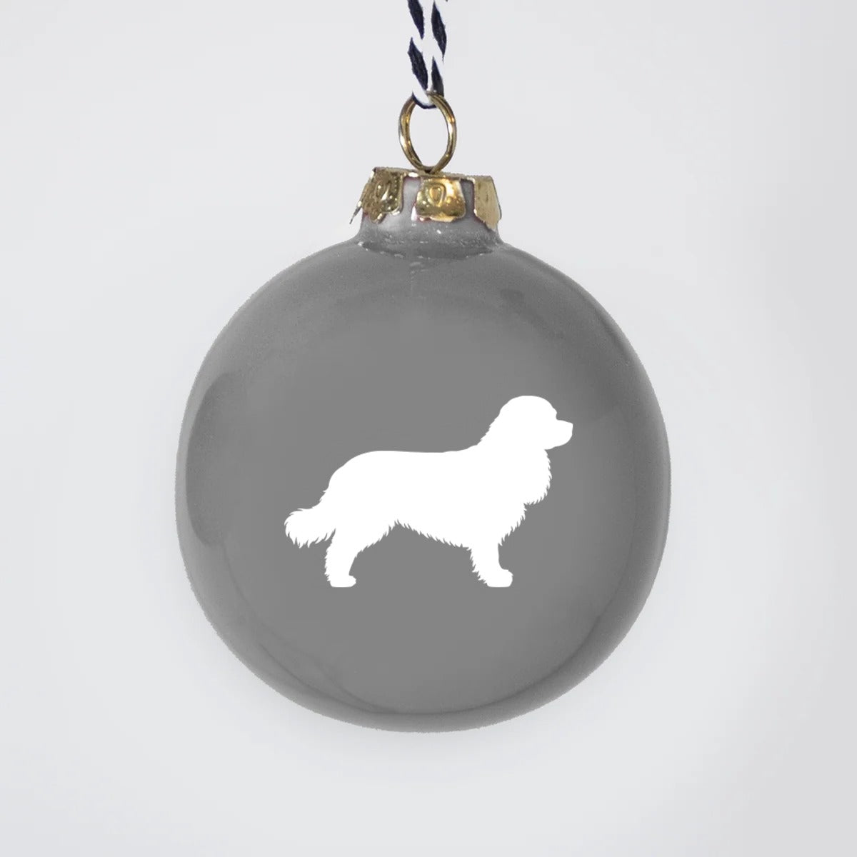 Christmas tree bauble dachshund sand large