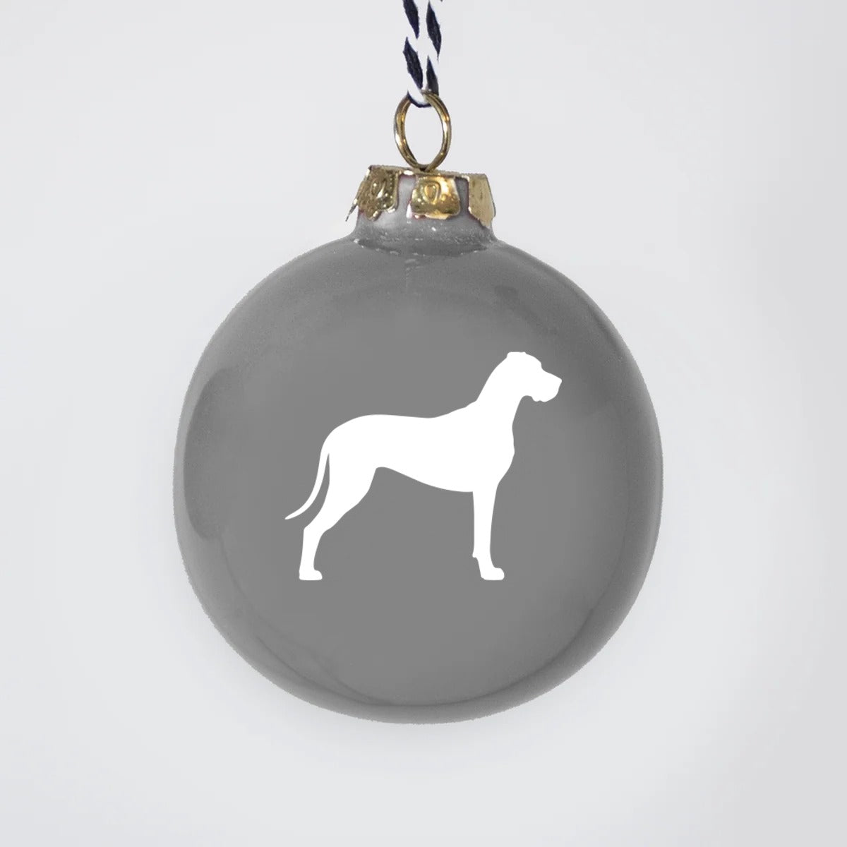 Christmas tree bauble dachshund sand large