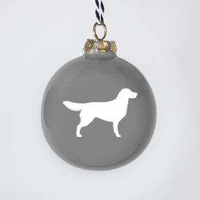 Christmas tree bauble dachshund sand large