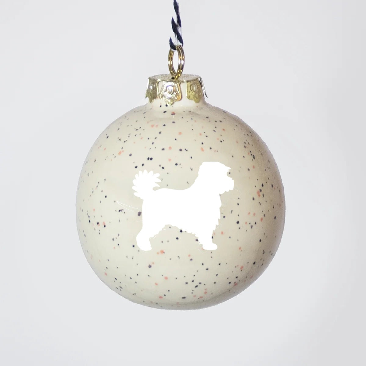 Christbaumkugeln Lieblingshund Sand 3er-Set