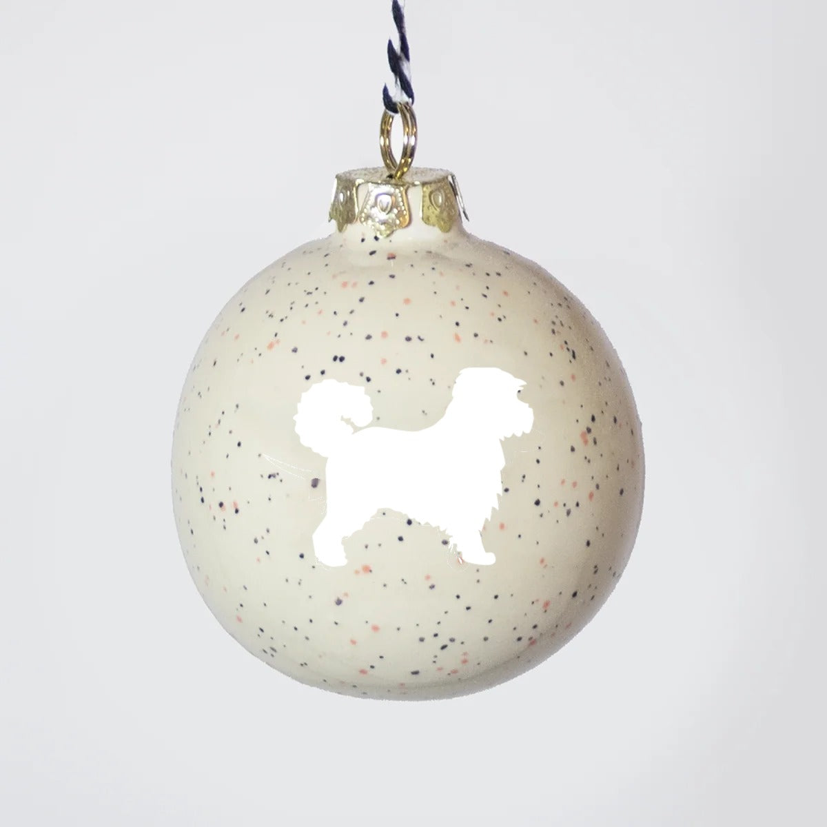 Christbaumkugeln Lieblingshund Sand 3er-Set