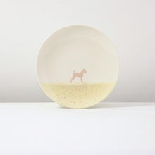 Teller Lieblingshund Sand – Airedale Terrier #Lieblingshund wählen_Airedale Terrier