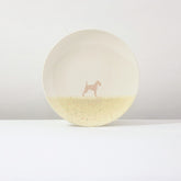 Teller Lieblingshund Sand – Airedale Terrier #Lieblingshund wählen_Airedale Terrier