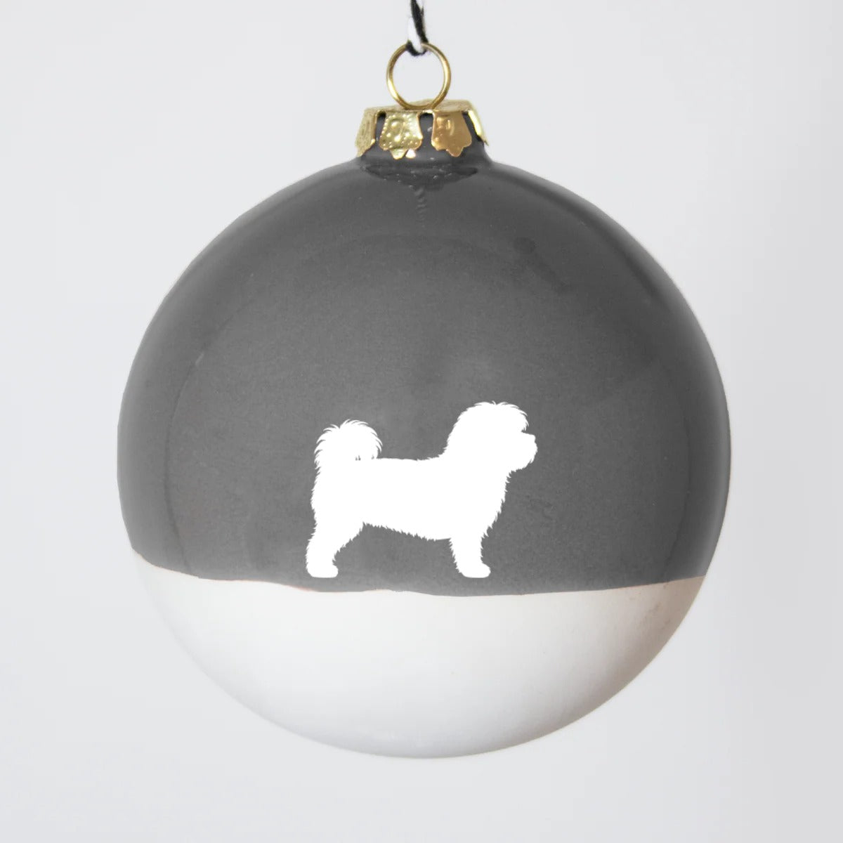 Christbaumkugel XL Lieblingshund Dusty