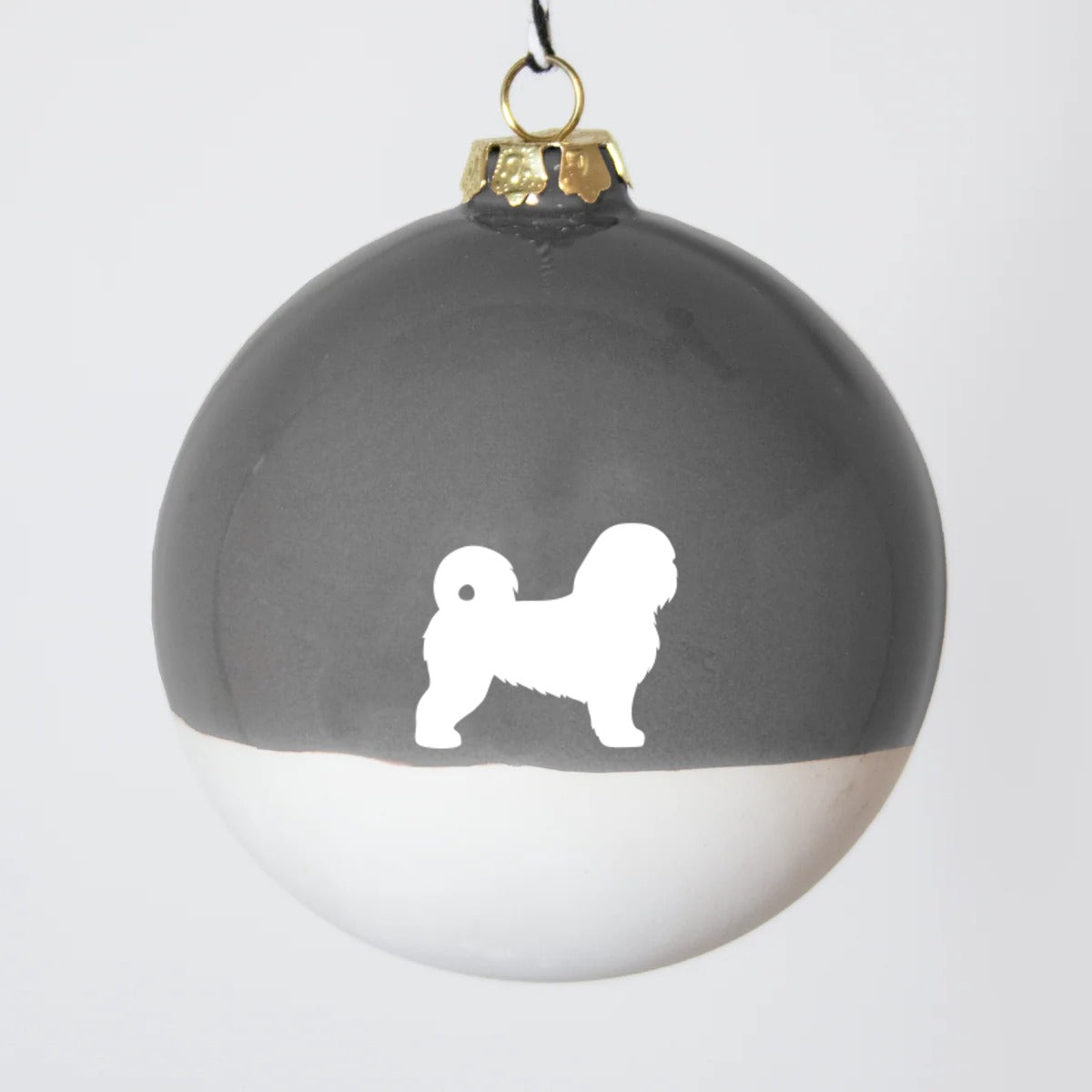 Christbaumkugel XL Lieblingshund Dusty