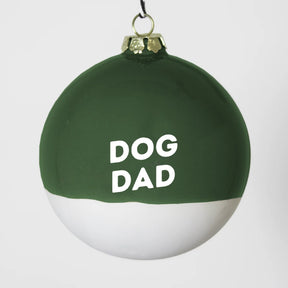 Christbaumkugel XL Lieblingshund Green