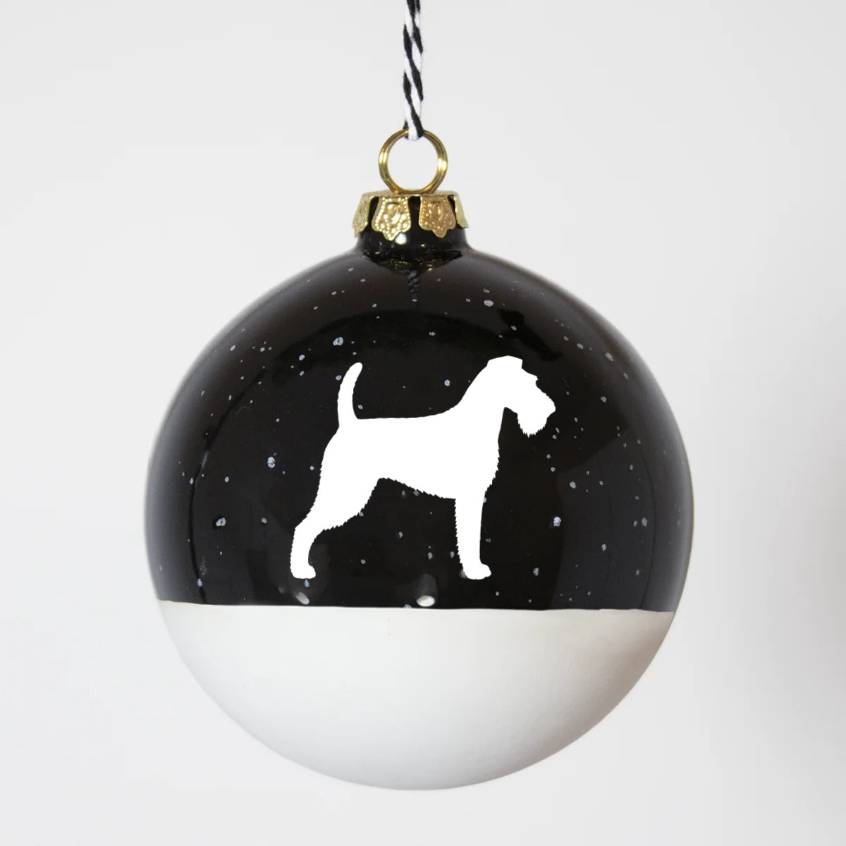 Christbaumkugel XL Lieblingshund Night Sky