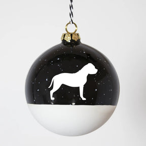 Christbaumkugel XL Lieblingshund Night Sky