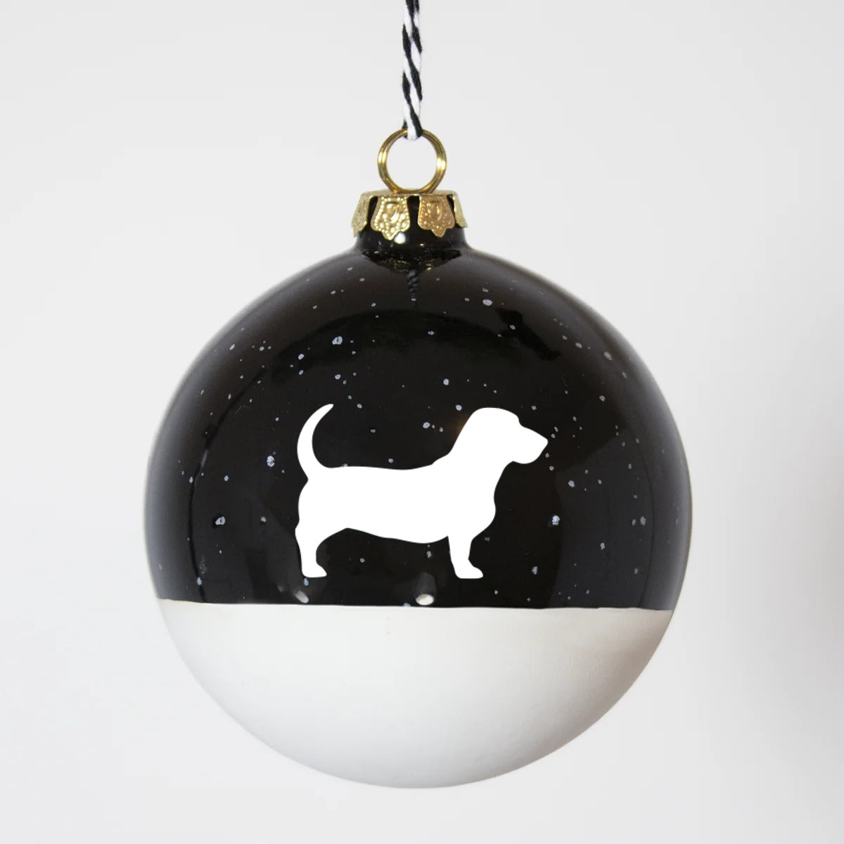 Christbaumkugel XL Lieblingshund Night Sky