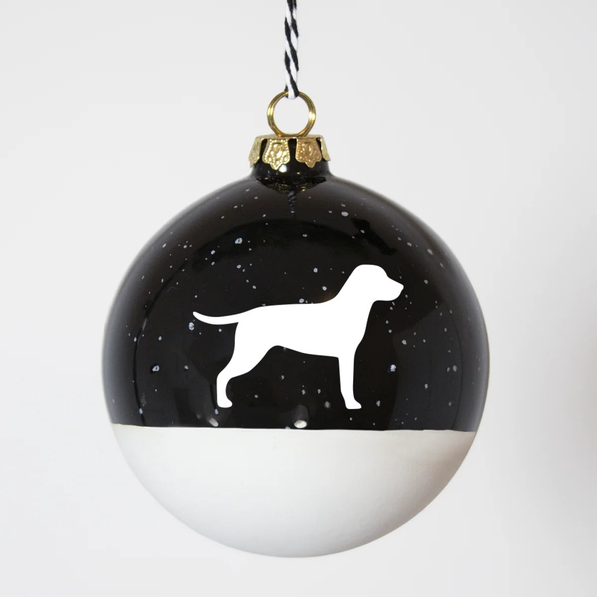 Christbaumkugel XL Lieblingshund Night Sky