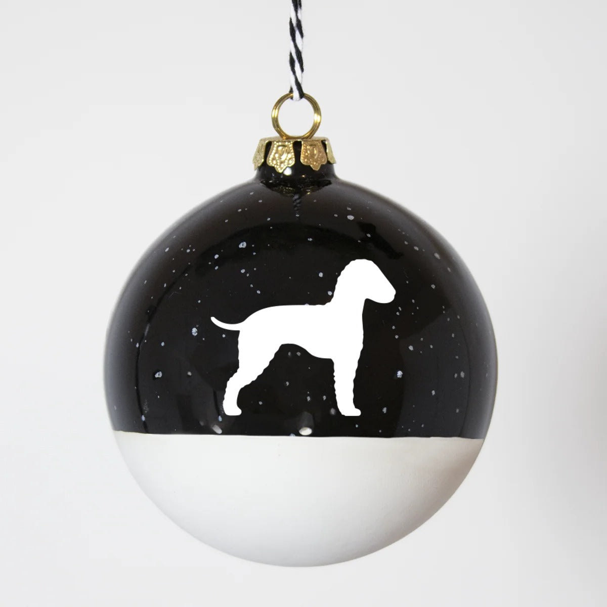 Christbaumkugel XL Lieblingshund Night Sky