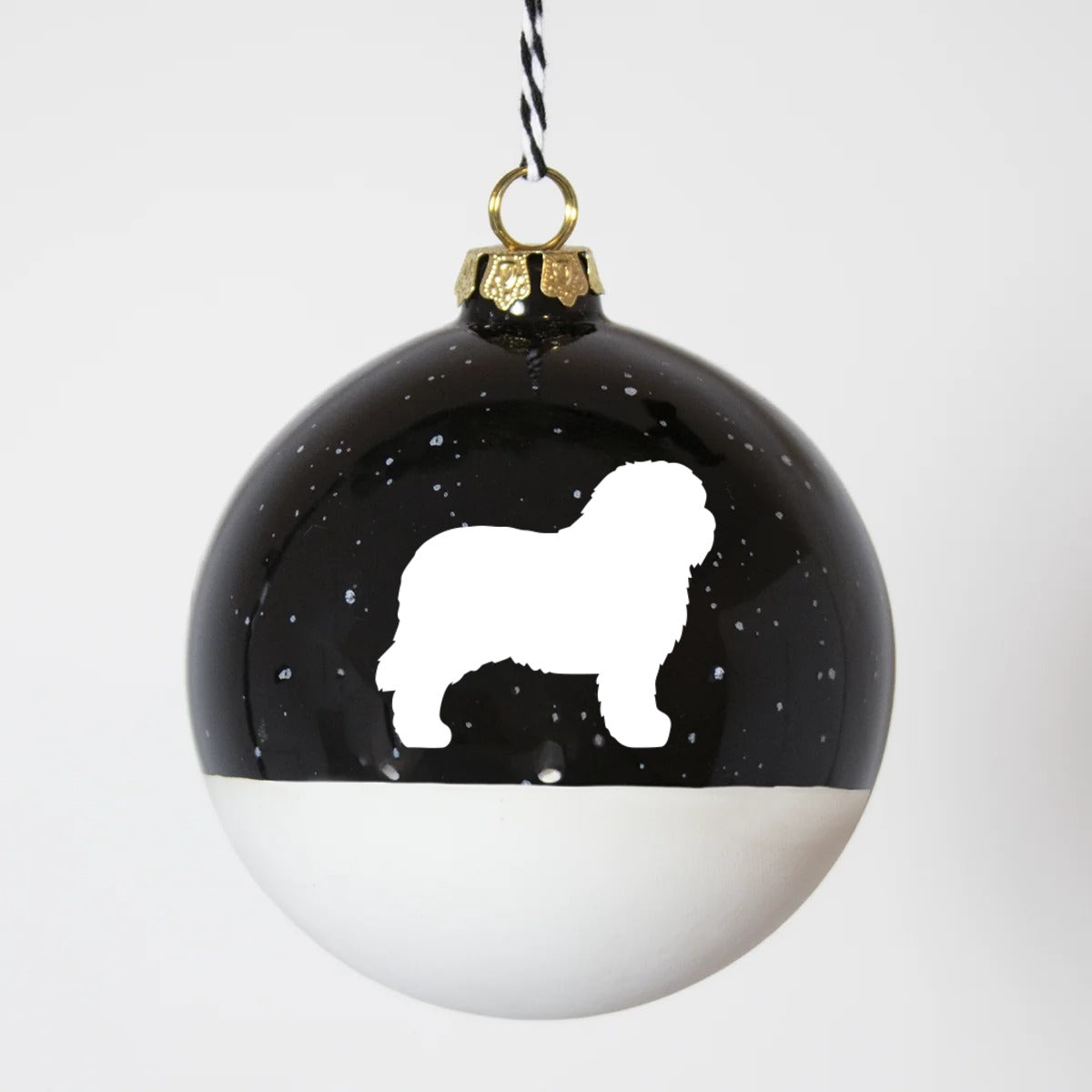 Christbaumkugel XL Lieblingshund Night Sky