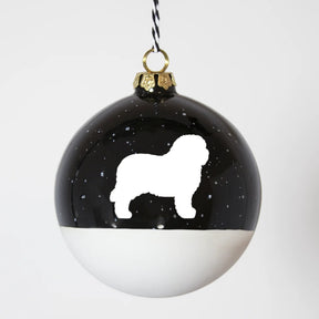 Christbaumkugel XL Lieblingshund Night Sky