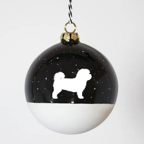 Christbaumkugel XL Lieblingshund Night Sky