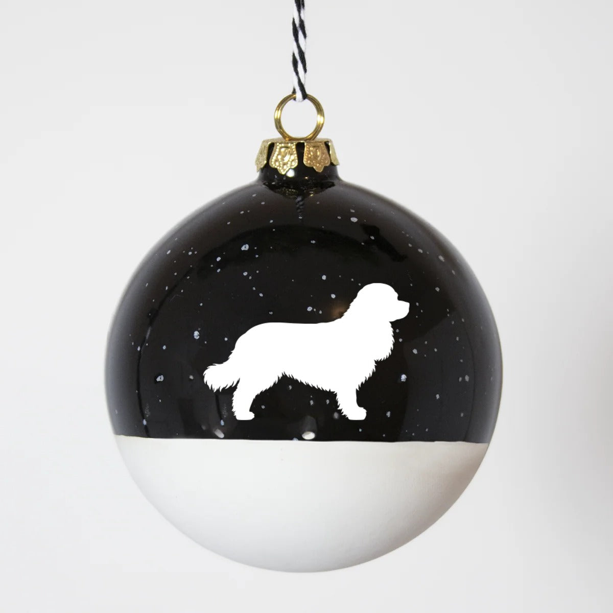 Christbaumkugel XL Lieblingshund Night Sky