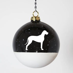 Christbaumkugel XL Lieblingshund Night Sky