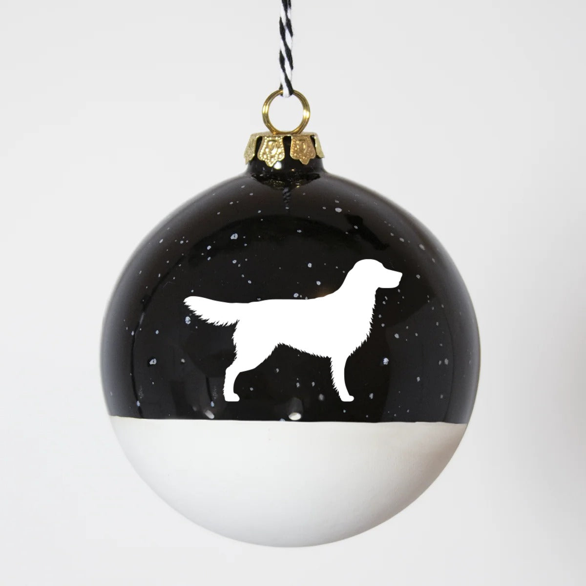 Christbaumkugel XL Lieblingshund Night Sky