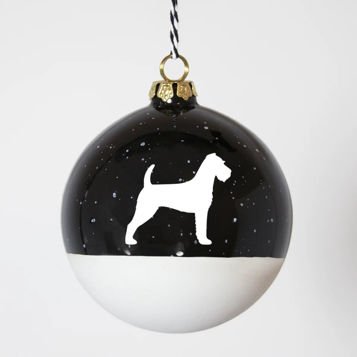 Christbaumkugel XL Lieblingshund Night Sky