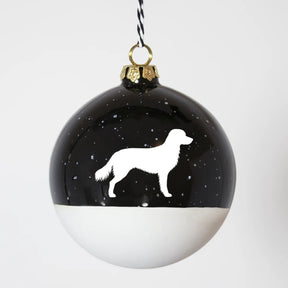 Christbaumkugel XL Lieblingshund Night Sky