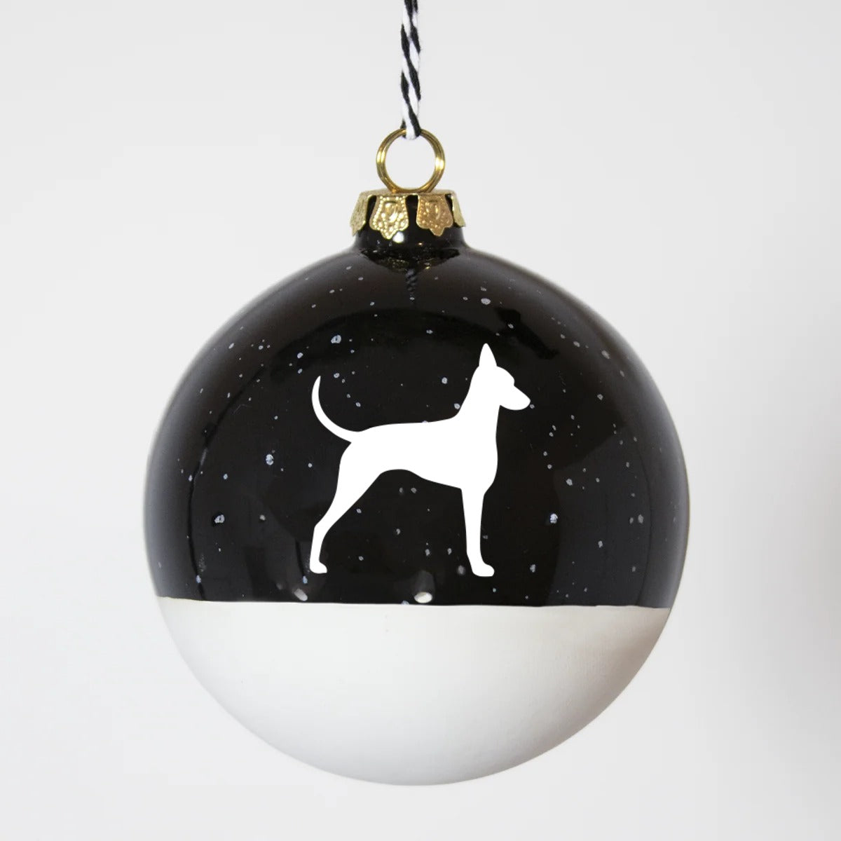 Christbaumkugel XL Lieblingshund Night Sky