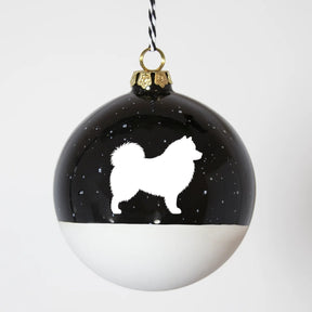 Christbaumkugel XL Lieblingshund Night Sky