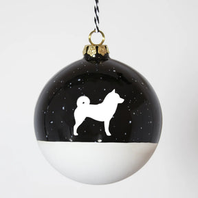 Christbaumkugel XL Lieblingshund Night Sky