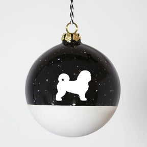 Christbaumkugel XL Lieblingshund Night Sky