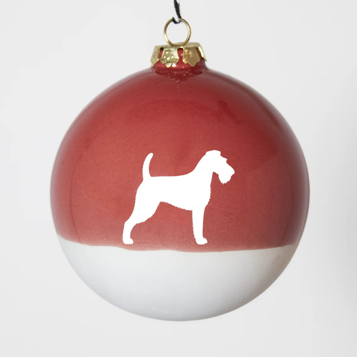 Christbaumkugel XL Lieblingshund Ruby Red