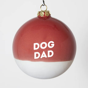 Christbaumkugel XL Lieblingshund Ruby Red